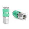 7 Piece High Flow Coupler and Plug Kit 1/4" Body 1/4" NPT - image 2
