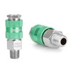 7 Piece High Flow Coupler and Plug Kit 1/4" Body 1/4" NPT - image 3