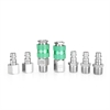 7 Piece High Flow Coupler and Plug Kit 1/4" Body 1/4" NPT - image 1