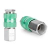 7 Piece High Flow Coupler and Plug Kit 1/4" Body 1/4" NPT - image 2