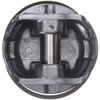 Piston With Rings GM 4.3L V6 DISH STD W/PR MOLY - image 2