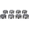 Piston With Rings GM 5.7L 350 V8 DISH CT STD W/PR MOLY - image 4