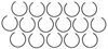 Plasma-Moly Standard Tension Piston Ring Set [4.565 in. Bore] - image 1