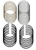 41616CP Plasma-Moly Piston Ring Set for 1989-2002 Small Block Chevy 350 (5.7L) with 4.000 in. Bore (Standard)