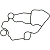 Oil Filter Adapter Gasket VW 2.0L TURBO BPY 2006-2008 CCTA 2008 CBFA 2008 - image 1