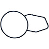 Thermostat Housing Gasket BMW 2.5L 2.8L 3.0L DOHC 1998-2006 - image 1