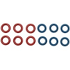 Injector O-Rings Chrysler/Dodge/Jeep 3.6L Pentastar V6 2011 - 2015 Contains 12 O-rings - image 1