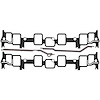 Intake Manifold Set Ford-Trk&Ind 330 359 361 389 391 428 64-78 int - image 1