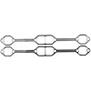 Exhaust Manifold Gasket Set 1996-2002 Small Block Chevy Vortec V8 305/350 (5.0/5.7L) - image 1