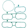 Intake Manifold Gasket Set 2004-2012 GM L5 3.5/3.7L - image 1