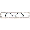 Oil Pan Set Jeep 226 230 47-68 w/o main bearing seal - image 1
