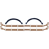 Oil Pan Gasket Set 1969-1991 Small Block Chrysler 318 (5.2L) Cork with Metal Carrier - image 1