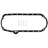 Oil Pan Gasket Set 1970-1980 Small Block Chevy 262/267/305/350/400 with Left Hand Dip Stick - image 1