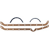 Oil Pan Gasket Set 1970-1986 Small Block Chevy 262/267/305/350/400 in Cork with Metal Carrier - image 1