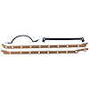 Oil Pan Gasket Set 1965-1990 Big Block Chevy 396/402/427/454 in Cork with Metal Carrier - image 1