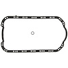 Oil Pan Gasket Set 1996-2005 Honda L4 1.6/1.7L in Molded Rubber - image 1