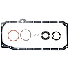 Oil Pan Gasket Set 1986-2002 Small Block Chevy 265/305/350 (4.3/5.0/5.7L) in Molded Rubber - image 1