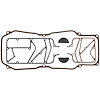 Valve Cover Set Ford-Trk 110 1.8L 121 2.0L Courier 72-82  Mazda-Trk 1586cc B1600 1796cc - image 1