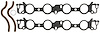Intake Manifold Gasket Set for Big Block Ford - image 1