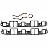 Intake Manifold Gasket Set for Small Block Chevy 23 Degree Medium Port - image 1