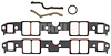 Intake Manifold Gasket Set for Small Block Chevy 23 Degree Extra Large Port - image 1