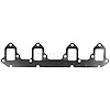 Exhaust Header Gasket Set for Ford FE 390-428 [Graphite 1.400 x 1.900 in. Rectangle Port] - image 1