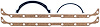 Oil Pan Gasket Set for 1970-1991 Small Block Chrysler 360 - image 1