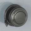 Black Knob Set Black Backing Plates - image 1