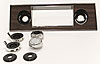 Faceplate with Knob Kit 1967-68 Camaro - image 1
