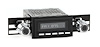 HBC-M2-226-55-75 Motor 2B Radio w/Black Face, Chrome Pushbuttons & Installation Bezel & Knobs Kit, 1968 Ford F-100 - image 1