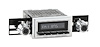 HCB-M2-126-55-75 Motor 2B Radio w/Chrome Face, Black Pushbuttons & Installation Bezel & Knobs Kit, 1968 Ford F-100 - image 1