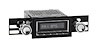 HCB-M2-226-08-80 Motor 2B Radio w/Chrome Face, Black Pushbuttons & Installation Bezel & Knobs Kit, 1967 Ford Mustang - image 1