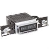 Hermosa Radio Chrome Face and Buttons AM/FM Radio w/built-in Bluetooth and InfiniMount brackets - image 1