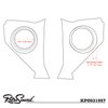 Kick Panels w/Speaker Mounts for 1957 Chevy Bel Air/150/210 - image 2