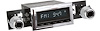 LAB-M1-121-55P-75P Motor 1B Radio w/Black Face, Installation Bezel & Knobs Kit - image 1
