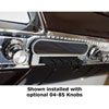Monterey Radio Kit with Chrome Face and Black Push-buttons for 1949-1962 Ford and 1961-1962 Mercury - image 2