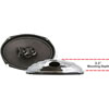 Deluxe Stereo Replacement Speakers 6" x 9" Oval - image 2