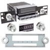 Redondo-RS Radio and Vehicle Installation Kit with Ford script Faceplate for 1963-1966 Ford Cars with Deluxe Dash - image 1