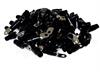 0 AWG Ring Terminal Crimp 10.5mm Screw Hole Nickel Finish with Black Boot 100 Pack - image 1