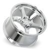 HR05 Wheel [Size: 18"x9.5"] Chrome Finish HR05-189552C - image 3