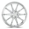 HR06 Wheel [Size: 18"x9.5"] Chrome Finish HR06-189554C - image 2