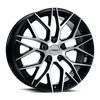 KR01 Wheel [Size: 18"x8"] Glossy Black Machine Face Finish KR01-188058GBF