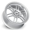 KR02 Wheel [Size: 17"x7.5"] Glossy Sliver Finish KR02-177505GS - image 3