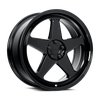KR03 Wheel [Size: 18"x8"] Glossy Black Finish KR03-188052GB