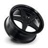 KR03 Wheel [Size: 18"x8"] Glossy Black Finish KR03-188052GB - image 3