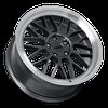 KR06 Wheel [Size: 18"x8"] Glossy Gun Metal Machine Lip Finish KR06-188058GML - image 3