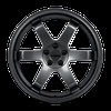 KR08 Wheel [Size: 17"x7.5"] Glossy Gun Metal Finish KR08-177550GM - image 2