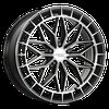 KR12 Wheel [Size: 17"x7.5"] Glossy Black Machine Face Finish KR12-177550GBF - image 1