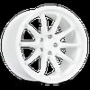 HR06 Wheel [Size: 18"x10.5"] Gloss White Finish HR06-1810550GW22