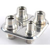 Aluminum Firewall Bulkhead 4 Port - image 1
